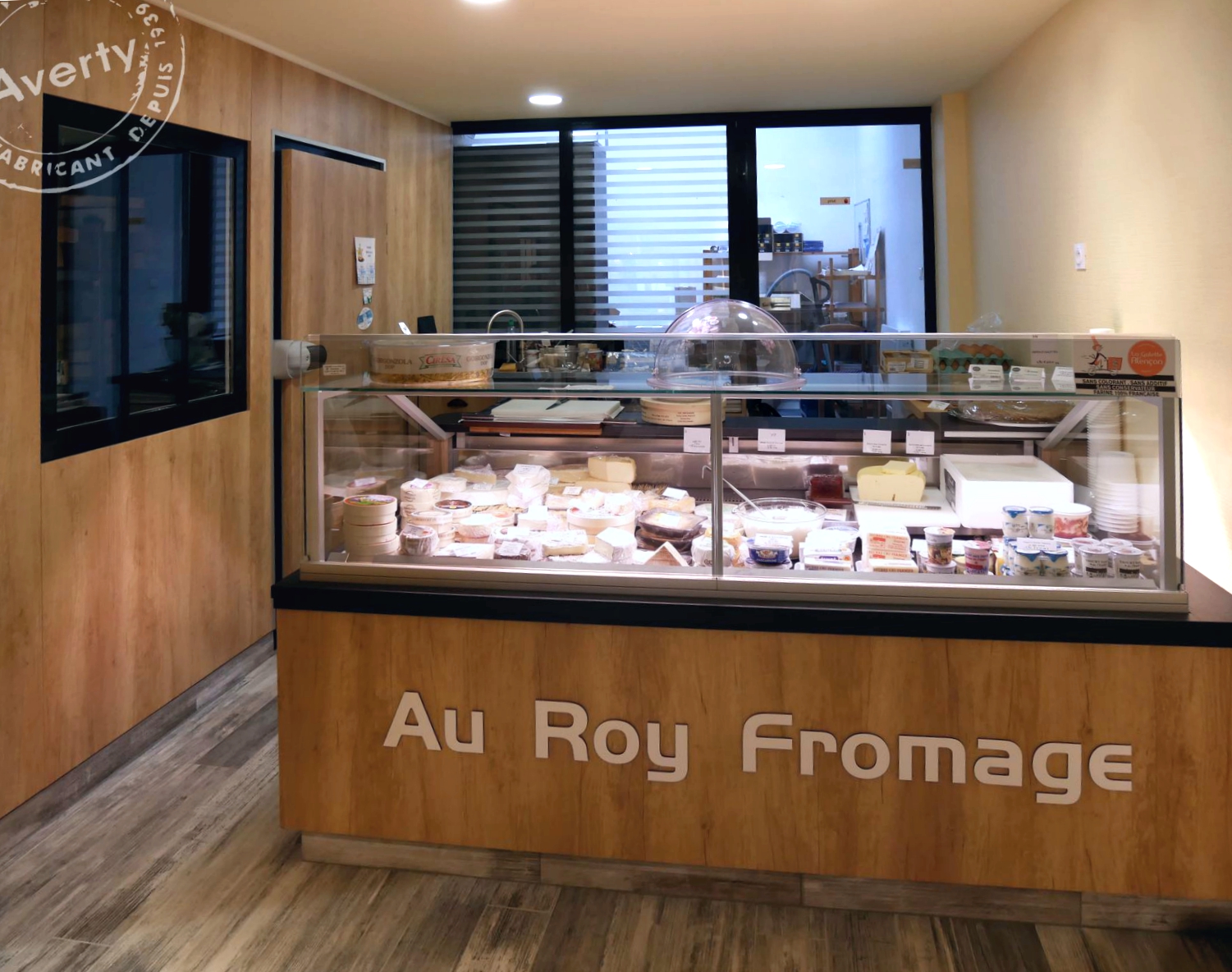 vitrine Fromage bois au roy fromage