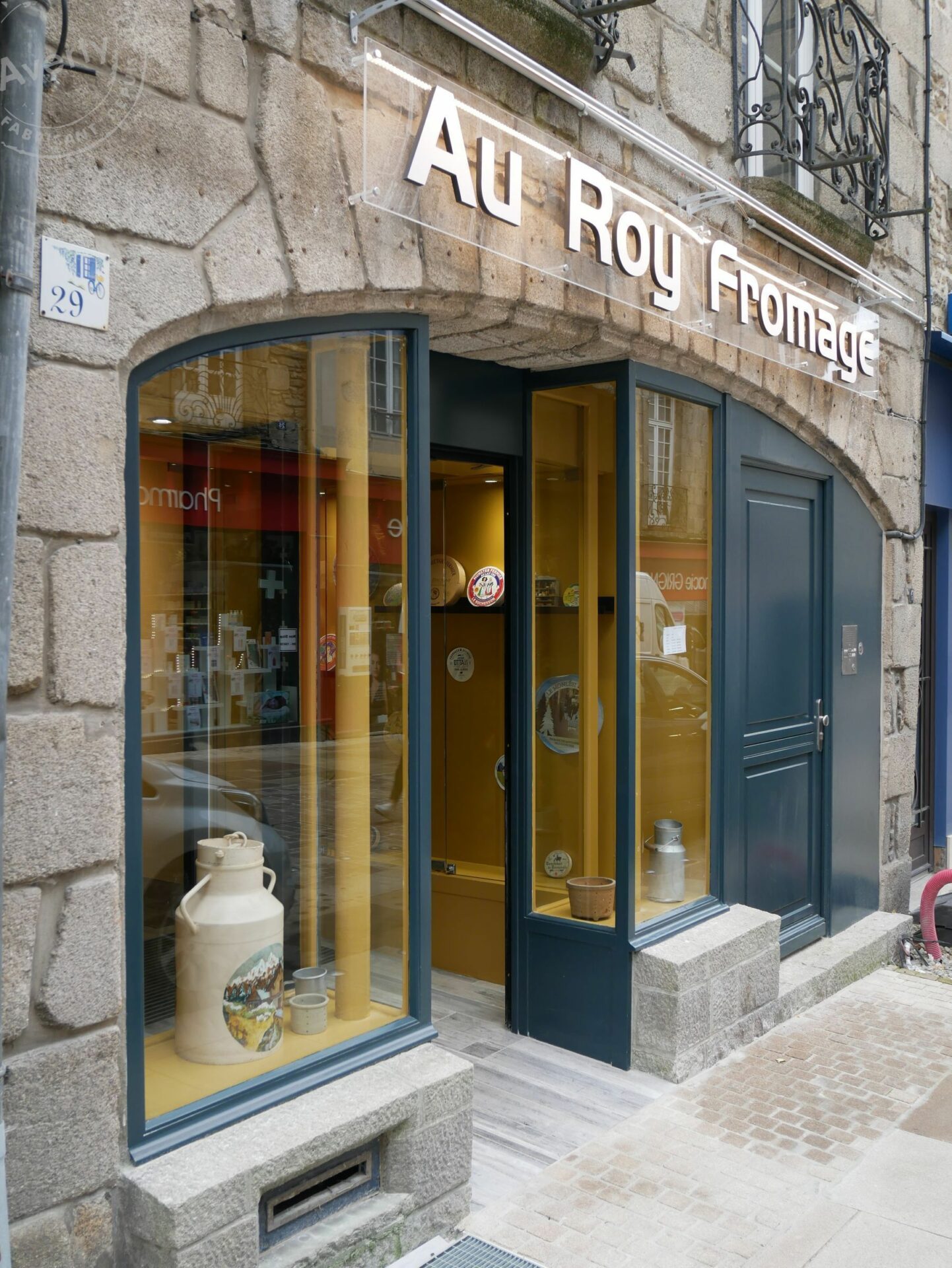 façade pierre fromagerie au roy fromage
