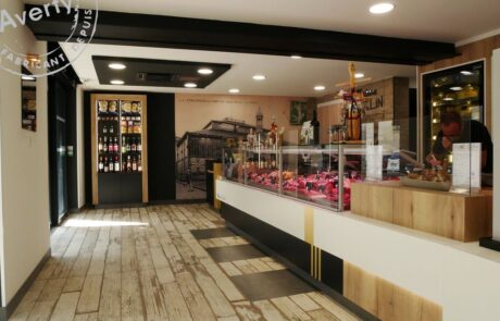 Magasin boucherie revente vin