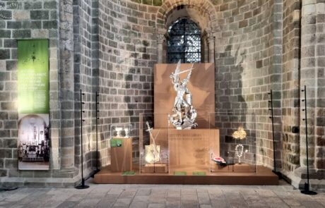 Abbaye du Mont Saint Michel exposition la demeure de l'archange
