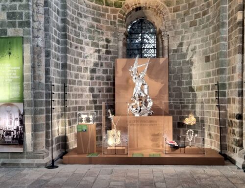 Scénographie exposition « La demeure de l’Archange » Mont Saint Michel (50 – Manche)