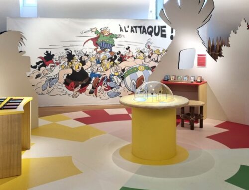 Scénographie exposition « l’économie selon Astérix » Citeco (75 – Paris)