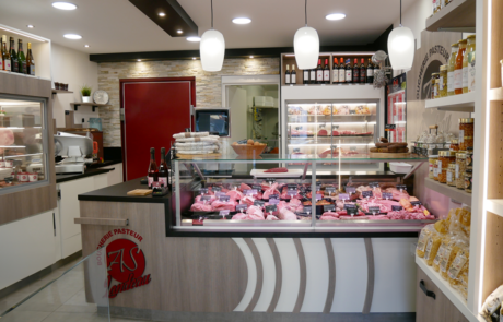 Comptoir & Vitrine Boucherie Pasteur Angers